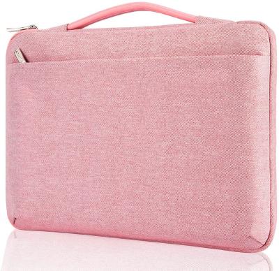 China Lighter One Sleeve 14/15/15.6 Inch Laptop Case Lighter with Handle, 360Protective Computer Cover Bag, Durable Oxford, Pink for sale