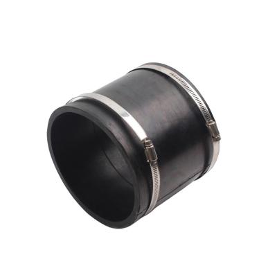 China PVC Flexible Coupling With Stainless Steel Flanges Rubber Flexible Coupler For 90mm 110mm 2