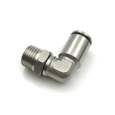 China Nickel Plated Brass Elbow Fitting 1/4