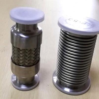 China General; 2mm Stainless Steel Vacuum Hose Fittings KF25 Flexible Bellow Compressible Connection for sale