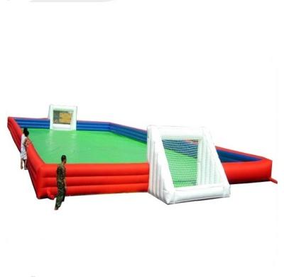 China Attractive Inflatable Sport Playground Soccer Field Synthetic Used for sale