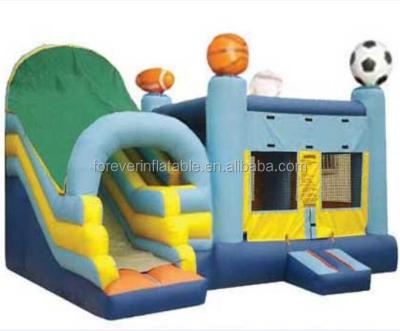 China PVC Commercial Outdoor Basketball Inflatable Combo for sale