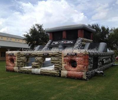 China Amazing Pvc Fun Inflatable Obstacle Course For Sport Games for sale