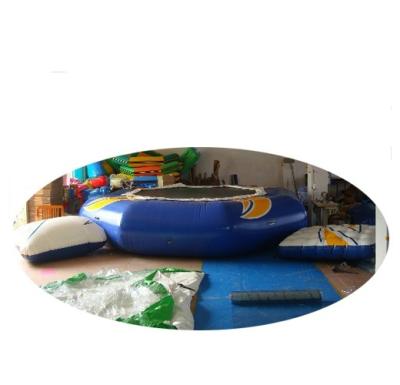 China Most Popular PVC Water Park Inflatable Trampoline 5mx5m for sale