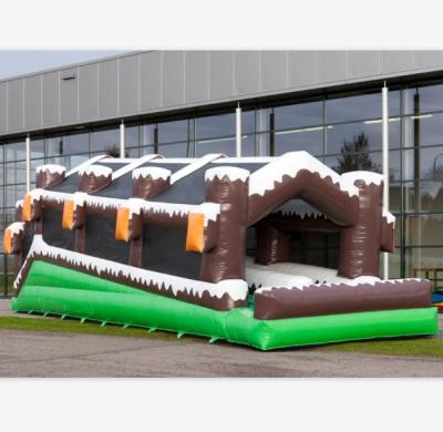 China Most Popular PVC Inflatable Roller Double Slide Winter for sale