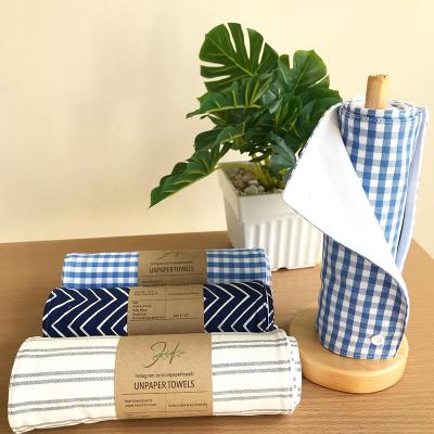 China Sustainable Hot Selling Baby Kitchen Cotton Towel Eco-Friendly Reusable Organic Organic Unbleached Bamboo Towel Washable for sale