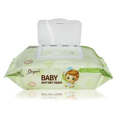 China 80Pcs Biodegradable Wet Organic Baby Toilet Cleaning Cloths Europe Water Plant Indonesia Pure Newborn Menthol Cover Lid 100 for sale