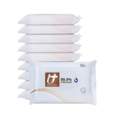 China Cleaning Toilet Paper Mini Pack Fiber Optic Kitchen Clean Wipes Universial Push Wet Antiseptic Wipes for sale