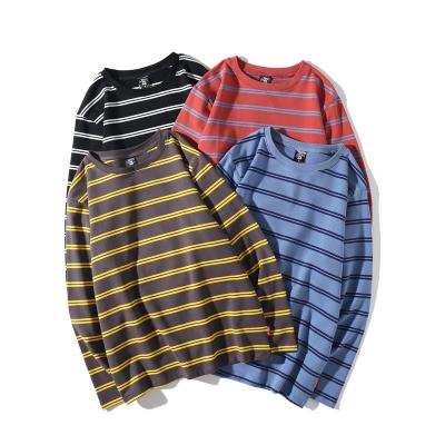 China Plus size printing casual empty striped logo streetwear T-shirt OEM hip hop tees for women men for sale