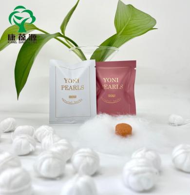 China Yoni Detox Pearls Yoni Goddess Womb Vagina Detox Pearls Factory Price Herbal Vaginal Clean Point Original Tampon for sale