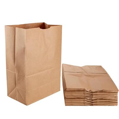 China Recycled Materials Kraft Paper Bag, Eco-Friendly Bread Kraft Baking Paper Take Away Bag Single Recyclable Brown Cardboard Food Package Paper Bag-5 for sale