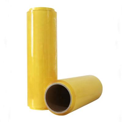 China Moisture Proof Cling Film Cling Film Food Wrap Food Grade PVC Plastic Free Stretch Film Customized Clear OEM Roll for sale