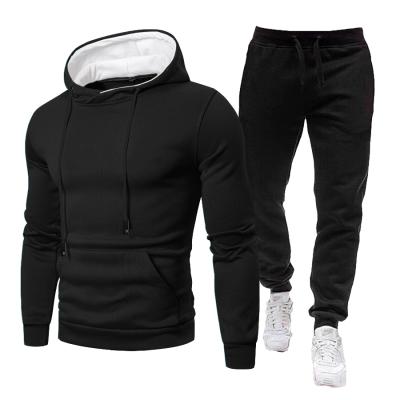 China Autumn and winter cotton sports suit men's sweater men's QUICK DRY suit plus size casual hooded men's suit for sale