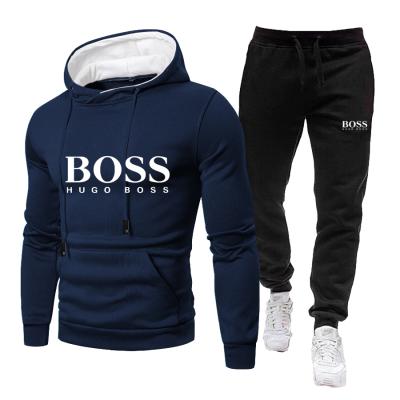 China 2021 New QUICK DRY Men's Fall/Winter Casual Hoodie Fashion Sports Sweater Men's Sports Suit for sale