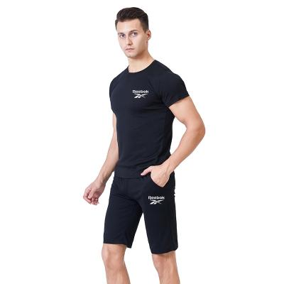 China Wholesale Cheap Hot Selling QUICK DRY Gym Men's Good Quality T-shirt and Pant Sets for sale