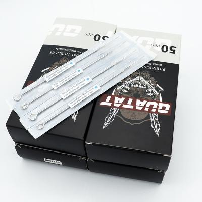 China QUATAT Disposable Tattoo Needle Permanent Premium Quality Box Of 50 Sterilization Tattoo Needles for sale