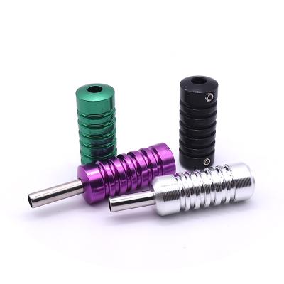 China Aluminum Alloy Permanent Classic Handmade Steel Grips Tattoo Diameter 27mm Tattoo Grip for sale