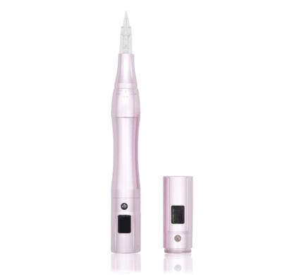 China 2021 New Design Permanent PMU Rose Gold Professional Cordless Pen Tattoo Makeup Machine Pens for sale