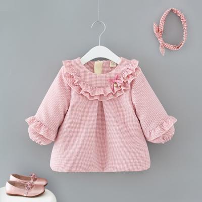 China Breathable Winter Warm Princess Pink Children's Wholesale Coat Baby Clothes for sale