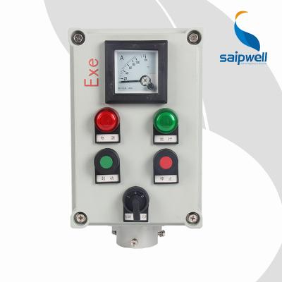 China Electronic Equipment Saipwell Aluminum Alloy Power Indoor/Outdoor Control Panel Wiring Junction ATEX Explosion Proof Box for sale