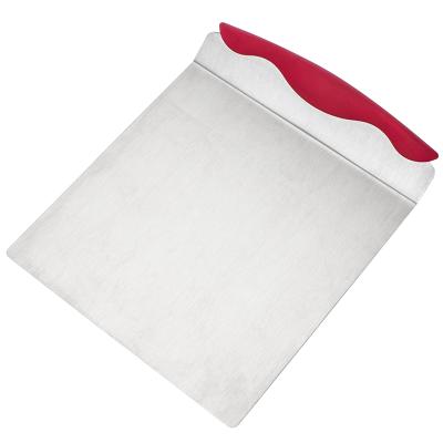 China Disposable Stainless Steel Cake Lifter Transfer Shovel Tray Pizza Lifter Peels Cookie Pancake Spatula for sale