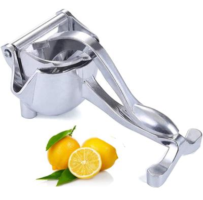 China Manual Orange Juice Fruit Pressing Lemon Squeezer Metal Kitchen Tools Stainless Steel Citrus Fruit Squeezer Durable Heavy Duty Hand for sale