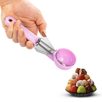 China Viable High Quality Plastic Ice Cream Scoop Ice Cream Ball Maker Mold for sale