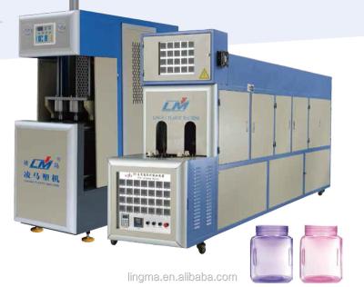 China Practical Beverage Stretch Blow Molding Machine / Semi Automatic Plastic PP Bottle Making Machine for sale