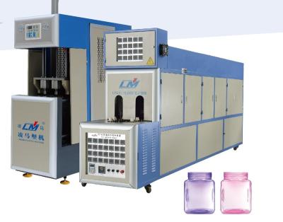 China Two Stage Semi Automatic Baby Bottle Stretch Blowing Machine PP Blowing Machine / Semi Automatic Milk Bottle Making Machine for sale