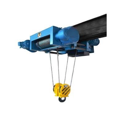 China Space Saved Electric 1000kg 2000kg 3000kg 5000kg Cd Model Wire Rope Hoist Horizontal Crane With Wireless Remote Control for sale