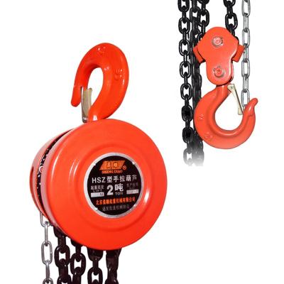 China Aerospace factory price 1 ton 2 ton 3 ton chain crane chain pulley block for sale