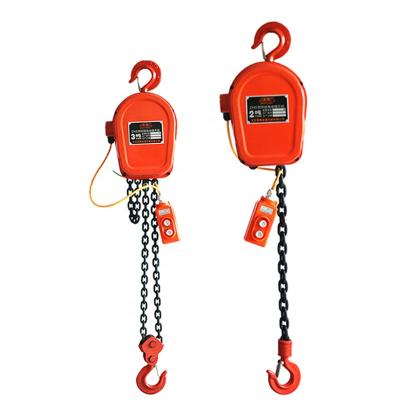 China Construction Site Pusher 380V 220V Electric Chain Hoist Hoist 2 Ton Electric Winch for sale