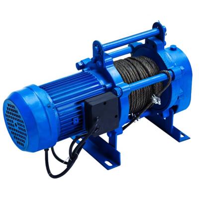 China Hotels Crane Lifting Motor 300kg 800kg 1ton Small 2 Ton Electric Wire Rope Hoist for sale