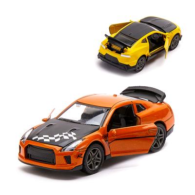 China 1:36 Alloy Sports Car Model Children's Diecast Toy Car Decoration Pull Back Diecast Three-Door Series Model Gift for sale