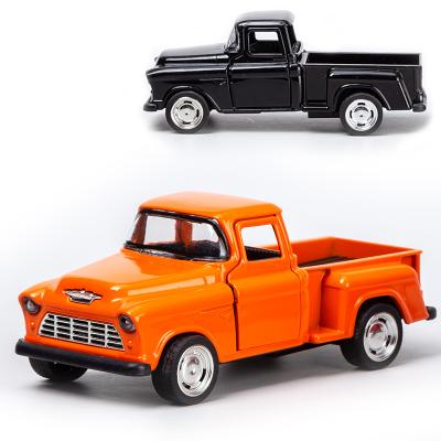 China Contact Diecast Children's 1:32 Alloy Pickup Truck Toy Car Toys,Display Parts,Return Power Car Die Casting Model Educational Toys for sale