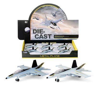 China Light and Sound Effect Diecast Model Toy Simulation Alloy Airplane Toy Transport Aircraft Pull Back Diecast Toy Amazon Hot Car Decoration for sale