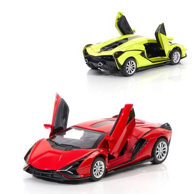 China Diecast 1:36 alloy simulation car model children's toy car pendulum return force car model gift wholesale die casting toys for sale