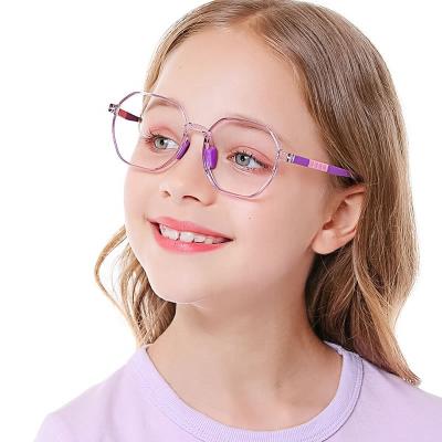 China Safe Glasses For Children TR Unisex Stylish Nerd Game Kids Non Prescription Glasses for sale