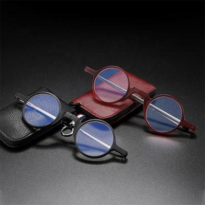 China 2022 Hot Selling Amazon Anti BlueLlight TR90 Reading Glasses Folding Reading Glasses With Spring Hinge for sale