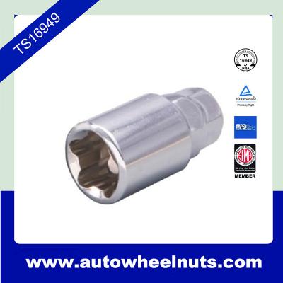 China Automobil-Rad-Kontermutter-und Bolzen-Ausrüstung mit Schlüsseladapter 4800 Spitzen-Hexe 14mm/Hexe 17mm zu verkaufen