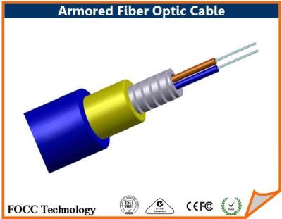 China OFNR-Duplex Gepantserde de Vezel Optische Kabel van Vlamclassificaties, Multimode um 50/125 Te koop