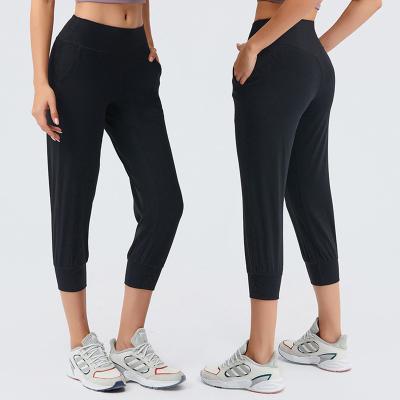 China Lulu 2022 Breathable Line Up Comfortable, Sporty And Breathable Sports Yoga Crop Pants Women Sports Yoga Pants for sale