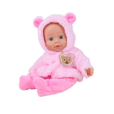 China Toy Wholesale High Quality Cotton Soft Hooded Baby Doll Toys Upper Two-Piece Toys for sale