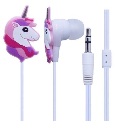 China In-ear Customized Little Pony Headphones And Headphones Wired Earphone For Kids for sale