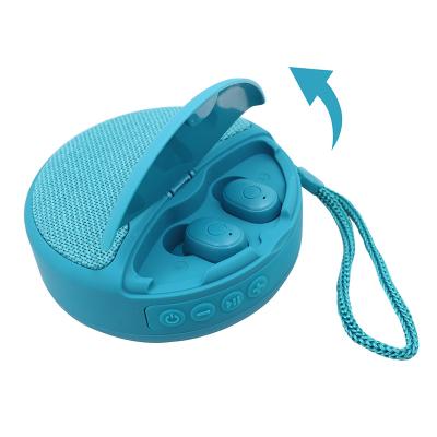 China 2022 newcomer video call portable wireless speakerphone with earbuds tws true wireless stereo speaker with tws for sale