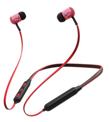 China Hot sale Chinese factory phone sport stereo wireless working in ear neckband earbuds bluetooth wireless earphone for sale