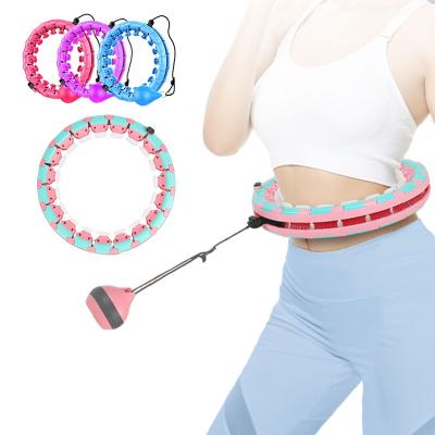 China ABS Indoor Portable Fitness Waist Bodybuilding Gym Polynesian Dance Loop Detachable Circles For Weight Loss for sale