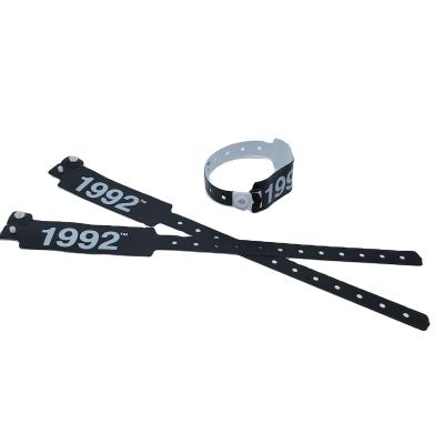 China Customized Logo PVC/Vinyl Wristband Bracelets for Events Festival 250*25mm/250*16mm for sale