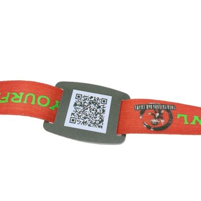 China Customised Comfortable Disposable Wristband for Personalised Event Access Control for sale