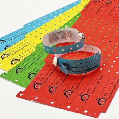 China Pulseiras UHF Ultra-Alta Frequência M 01 F08 Chip RFID Electronic Smart NFC Wristband à venda